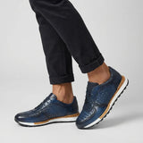 Alessandro — Flettet Læder Sneakers