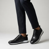 Lucano - Læder Sneakers med Mikroperforering