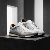 Alessandro — Flettet Læder Sneakers