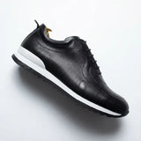 Lucano - Læder Sneakers med Mikroperforering