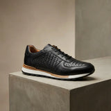 Alessandro — Flettet Læder Sneakers