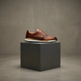 Alessandro — Flettet Læder Sneakers