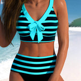 Laluna® | Høj Talje Bikini Striato
