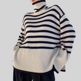 MILENA Højhalset Sweater - Elegant og Komfortabel
