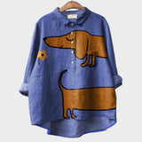 Asta | Dyreprintet Flydende Bluse