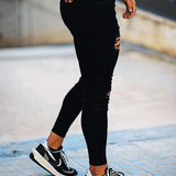 Marco™ | Paul Denim Jeans - Nero Strappati Premium