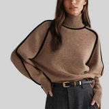 EMILIE Turtleneck Striktrøje