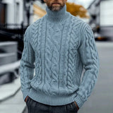 Harald | Vintage Sweater med Høj Krave