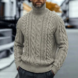 Harald | Vintage Sweater med Høj Krave