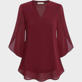Marina | 3/4 Ærmet Bluse