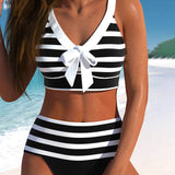 Laluna® | Høj Talje Bikini Striato