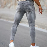 Manuele™ | Lys Grå Herrejeans