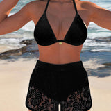 Laluna® | Elegant Ensfarvet Blonde Bikini
