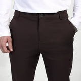 Giorgio™ Astino Stretchbukser - Mørkebrun Elegance