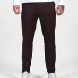 Giorgio™ Astino Stretchbukser - Mørkebrun Elegance