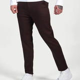 Giorgio™ Astino Stretchbukser - Mørkebrun Elegance