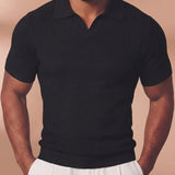 Donato™ | Polo Tambil Nera - Elegant Sort Polo