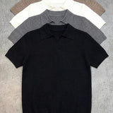 Donato™ | Polo Tambil Nera - Elegant Sort Polo