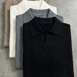 Donato™ | Polo Tambil Nera - Elegant Sort Polo