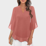Marina | 3/4 Ærmet Bluse
