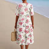 Sofia | Elegant Sommerkjole i Komfortabelt Design