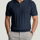 Benito™ | Polo Dante i Marineblå Strik