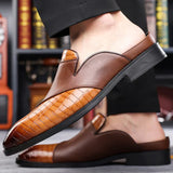 Filippo — Elegant Mule i Præget Læder