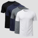 4-pak Evano T-shirts i stilfuldt design