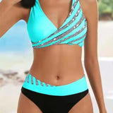 Bikini Mona - Print i varme nuancer