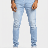 Gabriele™ | Lendo Regular Stretch Jeans - Lys Blå Herre