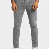 Francesco™ | Lendo Regular Stretch Jeans - Lys Grå Herre