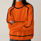 EMILIE Turtleneck Striktrøje