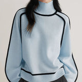 EMILIE Turtleneck Striktrøje