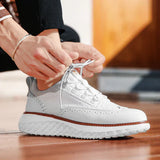 Vittorio Vævet Læder Sneaker Oxford