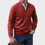 Malik | Elegant Herresweater med Lynlås