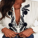 Sahara Petals Bluse