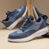 Vittorio Vævet Læder Sneaker Oxford