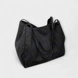 Olivia - Elegant Canvas Shopper Taske i Stort Format