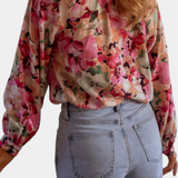 Bluse med Vilde Blomsterdrømme