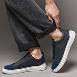 Matteo — Kamel- og Læder Slip-On i Høj Kvalitet