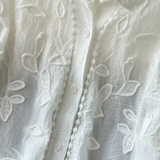 Broderet Blonde Prairie Skjorte
