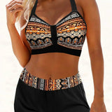 Høj Talje Rib Bikini Janette