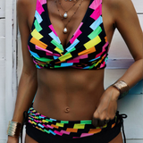 Farverig Bikini Eva - Livlig og Sprudlende Design