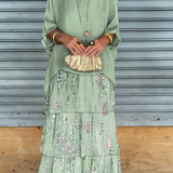 Lara | Elegant Maxi Kjole i Let Viskose