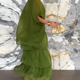 Lara | Elegant Maxi Kjole i Let Viskose