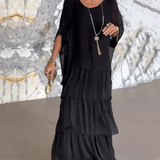 Lara | Elegant Maxi Kjole i Let Viskose