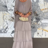 Lara | Elegant Maxi Kjole i Let Viskose