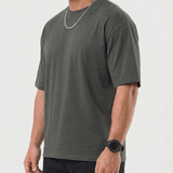 Costantino™ | Oversize Trevo T-shirt - Elegant Grå