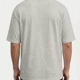 Carmine™ | Oversize T-shirt Trevo - Lys Grå