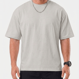 Carmine™ | Oversize T-shirt Trevo - Lys Grå